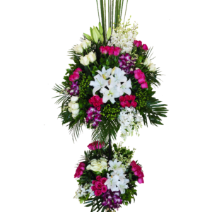 A large flowers arrangement of different flowers for delivery in Egypt